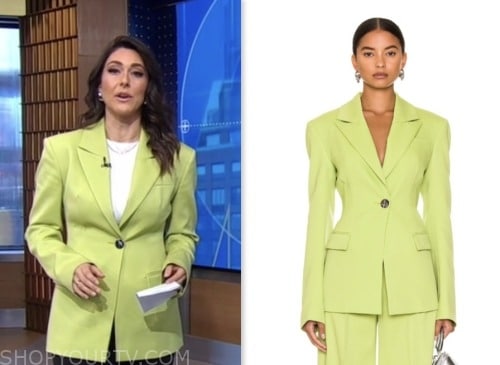 Good Morning America: October 2023 Erielle Reshef's Lime Green Blazer ...