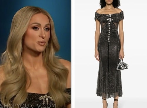 WornOnTV: Paris's v-neck denim dress on Paris in Love, Paris Hilton