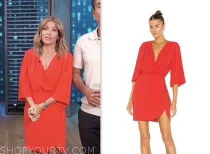 Access Daily: October 2023 Kit Hoover's Red Mini Dress | Shop Your TV