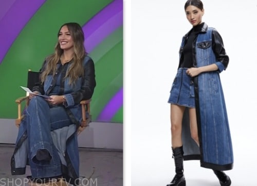 The Today Show: October 2023 Emily Orozco's Denim and Black Leather ...