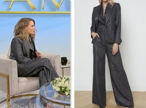 Tamron Hall Show: October 2023 Bethany Joy Lenz's Grey Herringbone ...