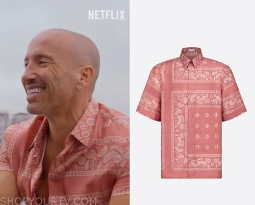 Selling Sunset: Season 7 Episode 1 Jason's Short Sleeve Shirt