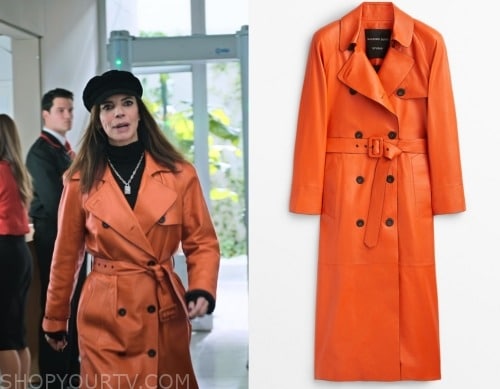 Elite: Season 7 Episode 7 Carmen's Orange Coat | Shop Your TV