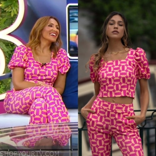 Big Brother Portugal: October 2023 Susana’s Printed Top | Shop Your TV