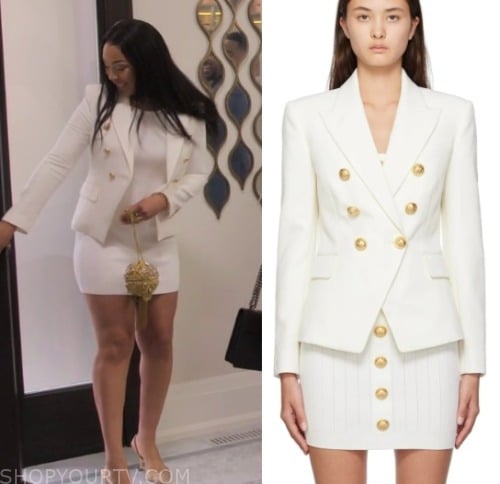 Listing Large: Season 1 Episode 1 Diana's White Blazer | Shop Your TV