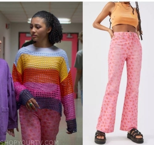 I Woke Up A Vampire: Season 1 Episode 6 Madison's Pink Floral Denim ...