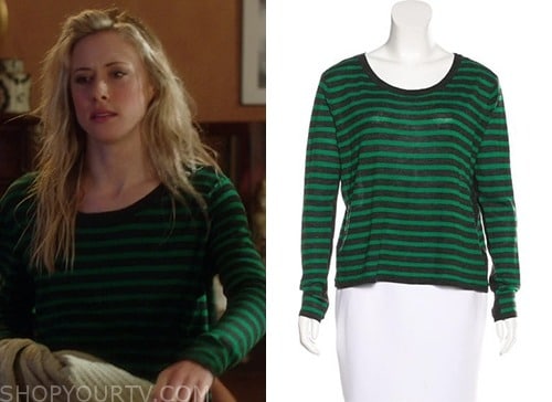 90210: Season 4 Episode 21 Ivy's Striped Sweater | Shop Your TV