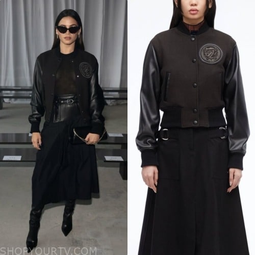 3.1 Philip Lim Spring 2024 Runway Show: Jenna's Black Varsity