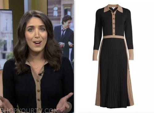 The Today Show: November 2023 Liz Kreutz's Black and Tan Contrast Trim ...