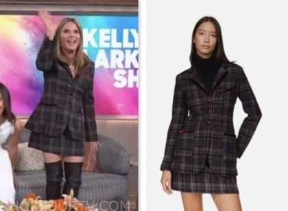 The Kelly Clarkson Show: November 2023 Jenna Bush Hager's Grey Tweed ...