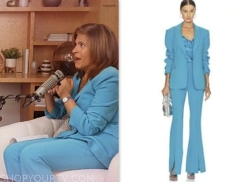 The Today Show: November 2023 Hoda Kotb's Blue Blazer and Pant Suit ...