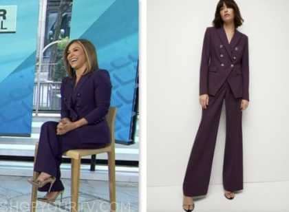 The Today Show: November 2023 Sara Azari's Purple Double Breasted ...