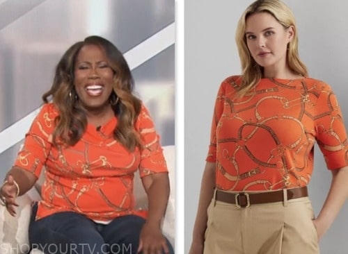 WornOnTV: Sheryl's leopard print zip down blouse on The Talk, Sheryl  Underwood