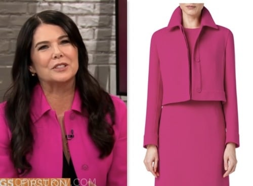 CBS Mornings: November 2023 Lauren Graham's Pink Jacket | Shop Your TV