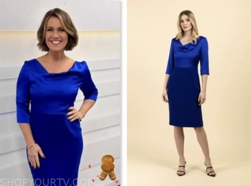 Good Morning Britain: June 2022 Susanna Reid's Berry Plum Bell Sleeve ...