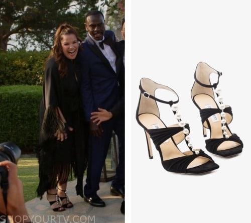 All Rise: Season 3 Episode 20 Sara's Pearl Front Sandals | Shop