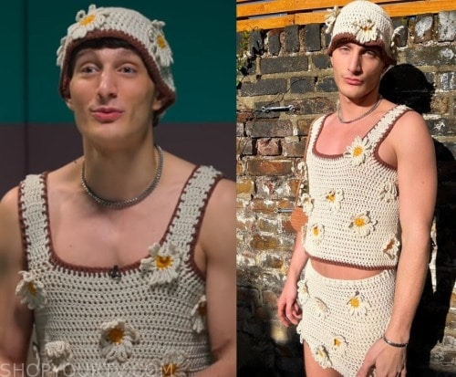 Squid Game The Challenge: Season 1 Episode 1 Lorenzo's Crochet Daisy Set