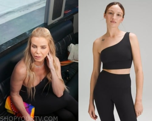 Lululemon Align™ Asymmetrical Bra Light worn by Alexia Echevarria as seen  in The Real Housewives of Miami (S06E04)