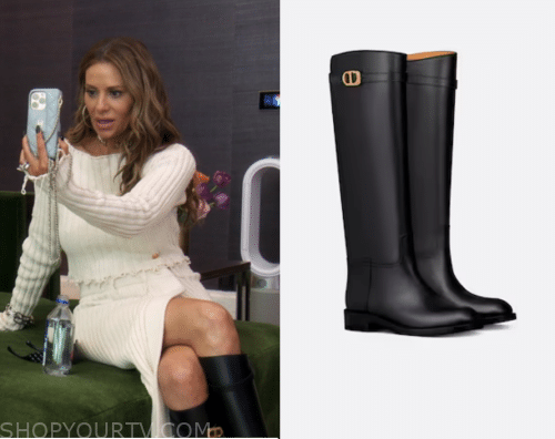 WornOnTV: Dorit's black monogram polo dress on The Real Housewives of  Beverly Hills, Dorit Kemsley