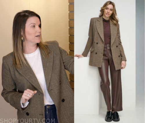 Unsellable Houses: Season 4 Episode 12 Leslie's Brown Blazer | Shop Your TV