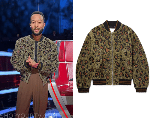 The Voice: Season 24 John Legend's Leopard Print Cardigan | Shop Your TV