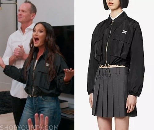 Real Housewives of Salt Lake City: Season 4 Episode 1 Black & White LV  Sherpa Jacket