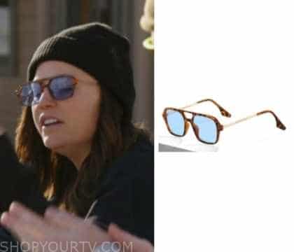 Winter House: Season 3 Episode 4 Malia's Aviator Sunglasses | Shop Your TV