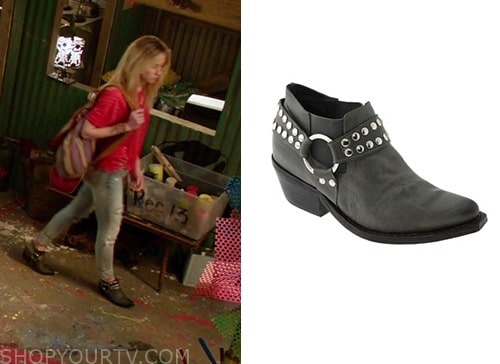 90210: Season 4 Episode 17 Ivy's Studded Booties | Shop Your TV