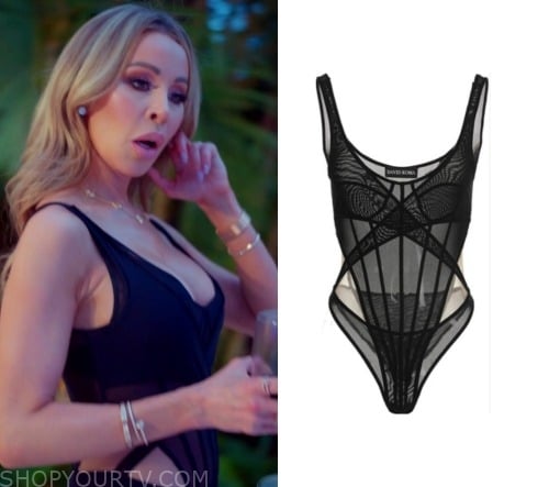 Real Housewives of Miami: Season 6 Episode 9 Lisa's Black Bodysuit