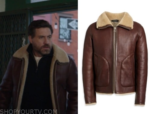 Dr Death: Season 2 Episode 1 Paolo's Shearling Jacket 