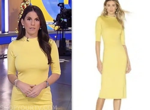 Fox and Friends: December 2023 Brooke Singman's Yellow Dress | Shop Your TV