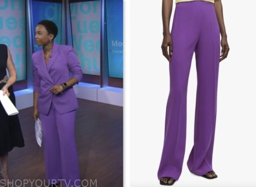 NBC News Daily: December 2023 Zinhle Essamuah's Purple Pants | Shop Your TV