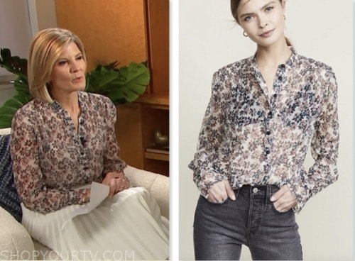 Susan Floral Blouse