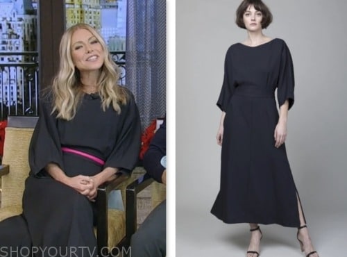 Live with Kelly and Mark: December 2023 Kelly Ripa's Black Boatneck ...