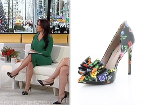 Outnumbered: September 2023 Emily Compagno's Leopard Bow Heels | Shop ...