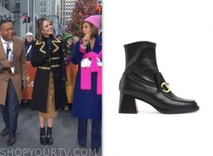 The Today Show: December 2023 Savannah Guthrie's Black Leather Horsebit ...