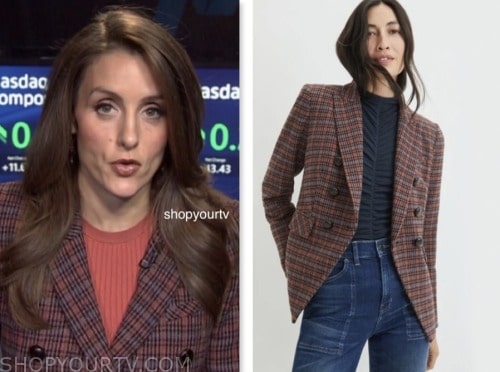 Nbc News Daily: December 2023 Kristina Partsinevelos's Plaid Double 