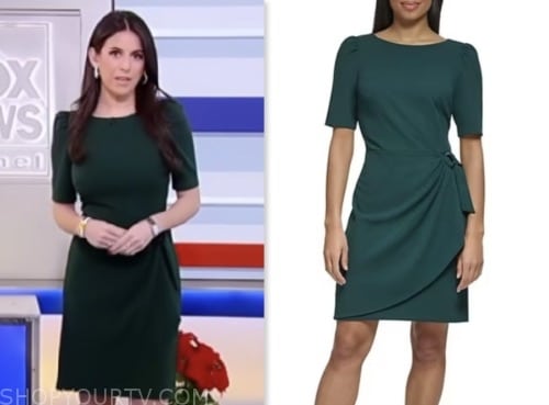 Fox and Friends: December 2023 Brooke Singman's Green Short Sleeve ...