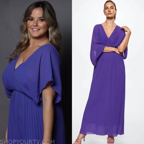 Big Brother Portugal: November 2023 Mafalda’s Purple Dress | Shop Your TV