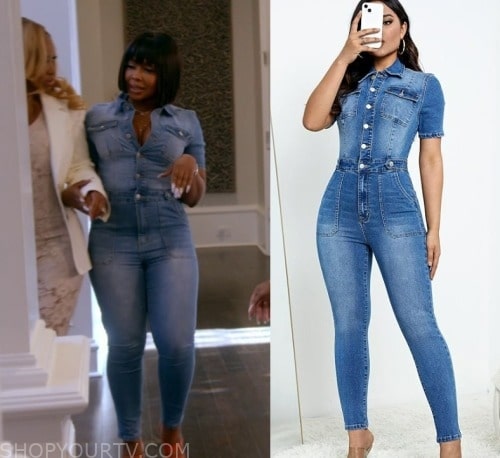 Married to Medicine: Season 10 Episode 5 Denim Jumpsuit | Shop Your TV