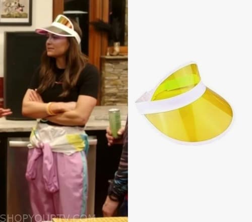 Winter House: Season 3 Episode 7/8 Malia's Yellow Visor Cap | Shop Your TV