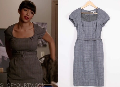 New Girl: Season 1 Episode 5 Cece's Black Floral Bra