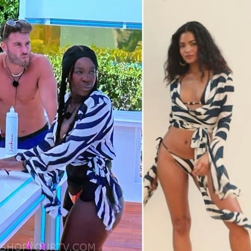 Love Island UK All Stars Season 1 Episode 9 Kaz s Zebra Print