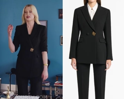 Paper Dolls: Season 1 Episode 8 Margot's Black Blazer with Gold Button ...