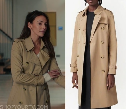 Fool Me Once: Season 1 Episode 1 Maya's Trench Coat | Shop Your TV