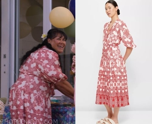 Bump: Season 4 Episode 2 Floral Midi Dress | Shop Your TV