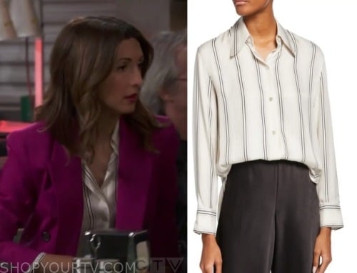 Night Court: Season 2 Episode 5 Olivia's Button Down Shirt | Shop Your TV