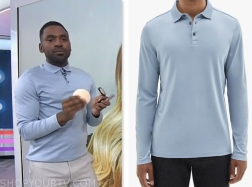 The Today Show: January 2024 Justin Sylvester's Light Blue Long Sleeve ...