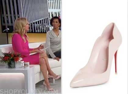 Outnumbered: January 2024 Kayleigh McEnany's Pink Scallop Pumps Heels ...