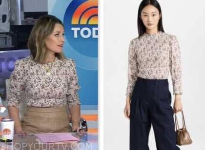 The Today Show January 2024 Savannah Guthrie S Beige Floral Smocked   Screen Shot 2024 01 08 At 7.39.46 AM 420x308 